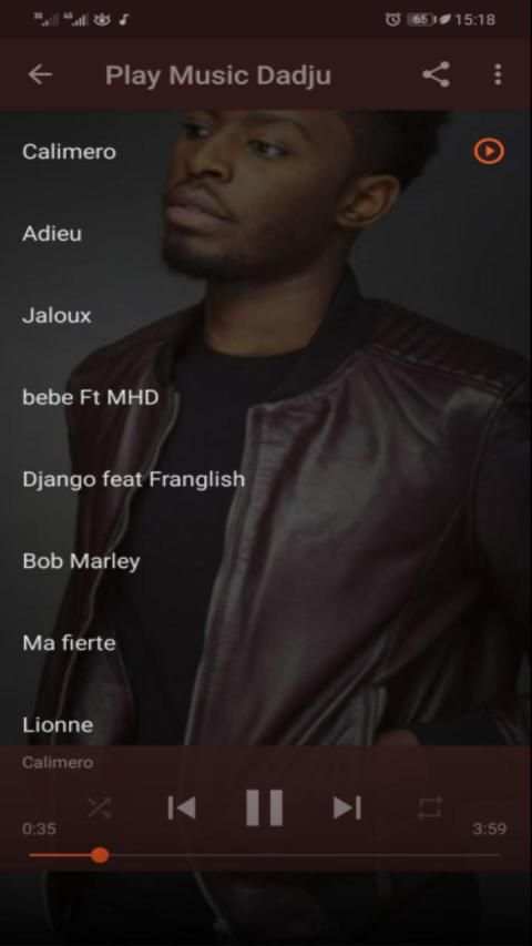 dadju - chanson (sans internet) screenshot 2