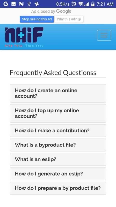 Nhif Portal Mobile App स्क्रीनशॉट 3