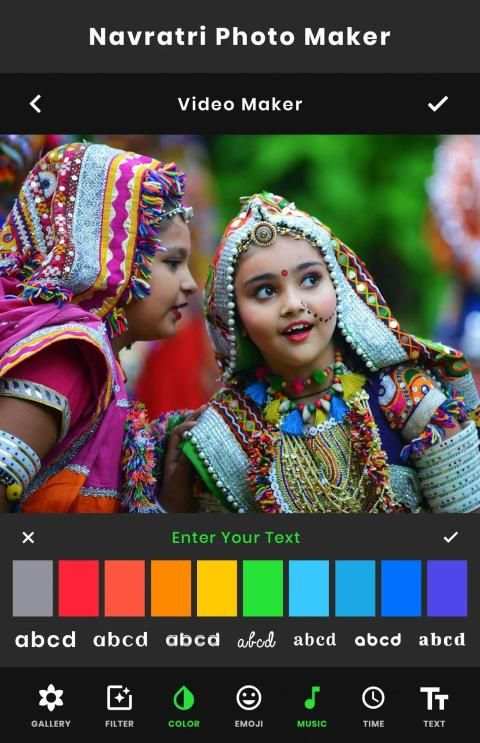 Navratri Photo vidoe Maker स्क्रीनशॉट 2