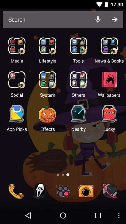 Halloween Theme for Android स्क्रीनशॉट 2
