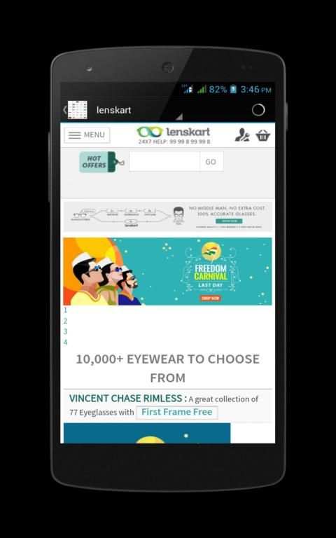 Online Shopping - India स्क्रीनशॉट 1