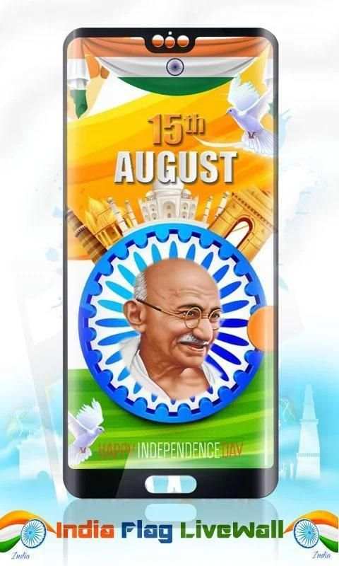 India Flag Wave HD Live Wallpaper screenshot 9