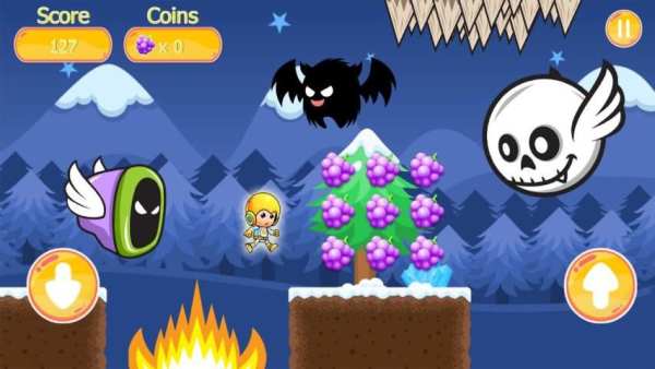 Vir jump The Robot Run Boy screenshot 2