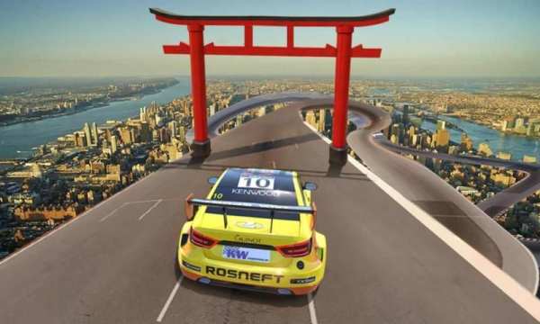 Crazy Car Impossible Track Racing: Mega Ramp 2019 screenshot 1