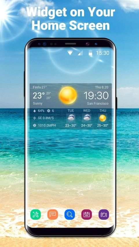 Local Weather Widget Forecast स्क्रीनशॉट 6