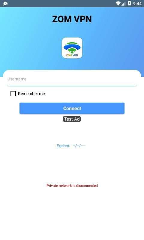 ZOM VPN screenshot 1