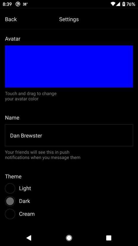 Color Chat screenshot 1