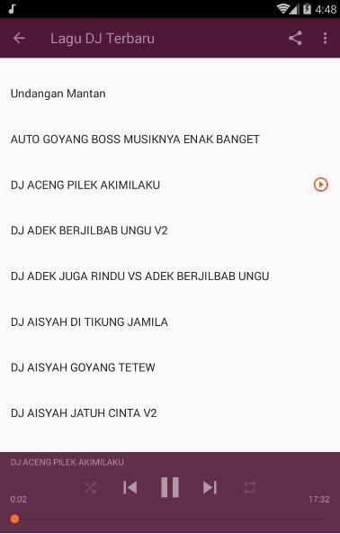 Lagu DJ Terbaru screenshot 1