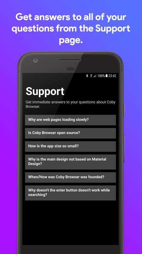 Coby Browser: Fast & Simple Web Browser स्क्रीनशॉट 2