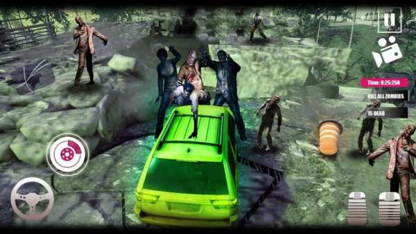 Hunger Zombie Crusher Mega Ramp:Free Zombie Games screenshot 1