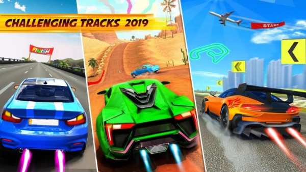 High Speed Car Stunt Racing screenshot 8
