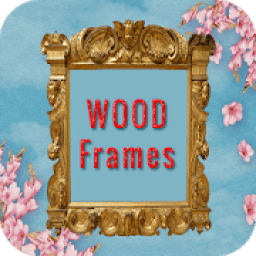 Wood wall photo Frames Collection Photo Editor आइकन