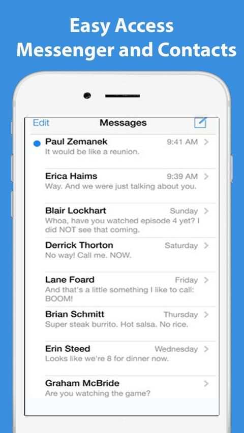 Messages screenshot 1