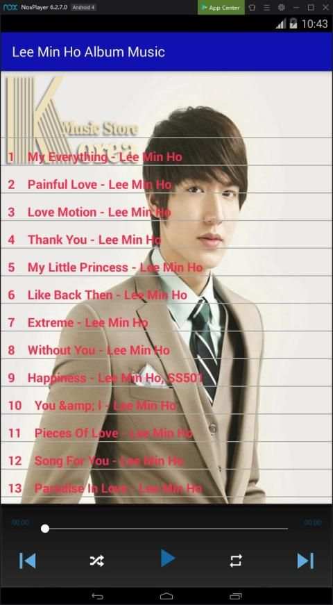 Lee Min Ho Album Music स्क्रीनशॉट 2