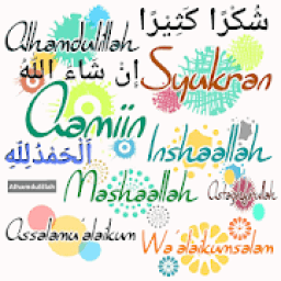 Stiker muslimah untuk WA icon