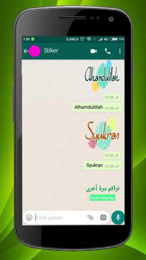 Stiker muslimah untuk WA screenshot 1