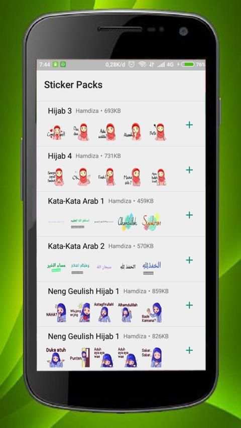 Stiker muslimah untuk WA screenshot 7
