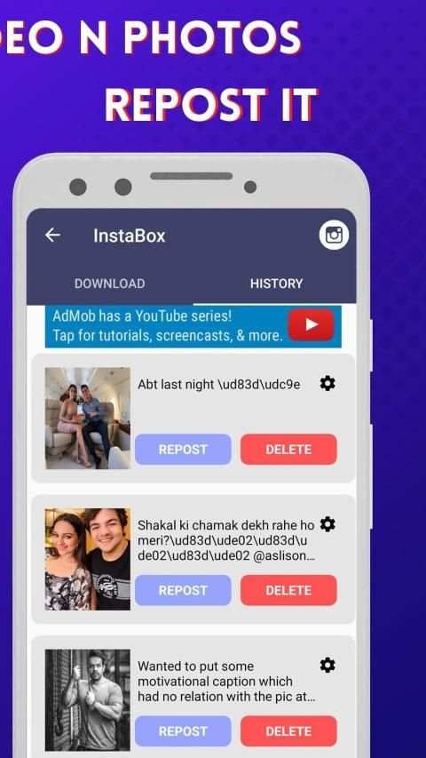 InstaBox : DownloadVideo&photos,SaveStory,Unfollow screenshot 5
