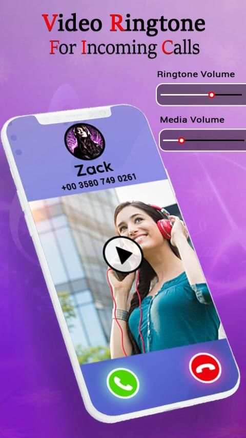 Video Ringtone For Incoming Call स्क्रीनशॉट 2