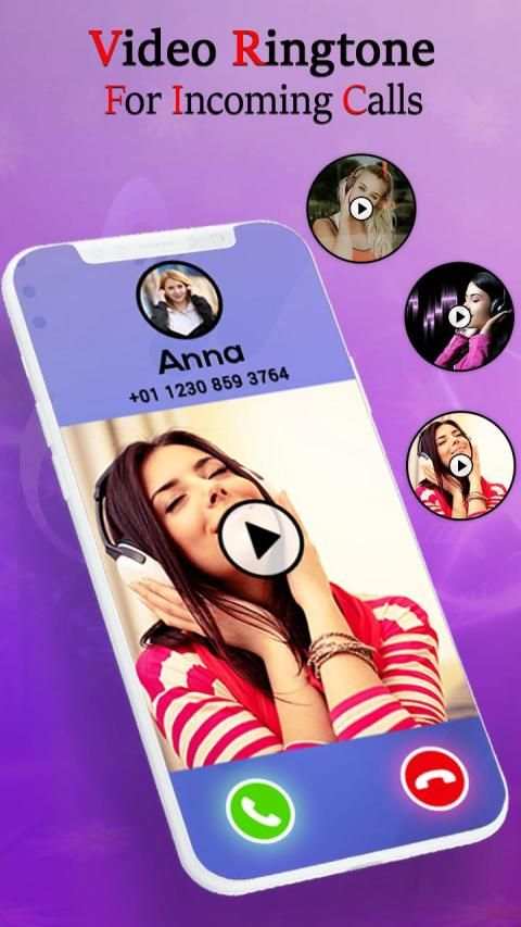 Video Ringtone For Incoming Call स्क्रीनशॉट 3