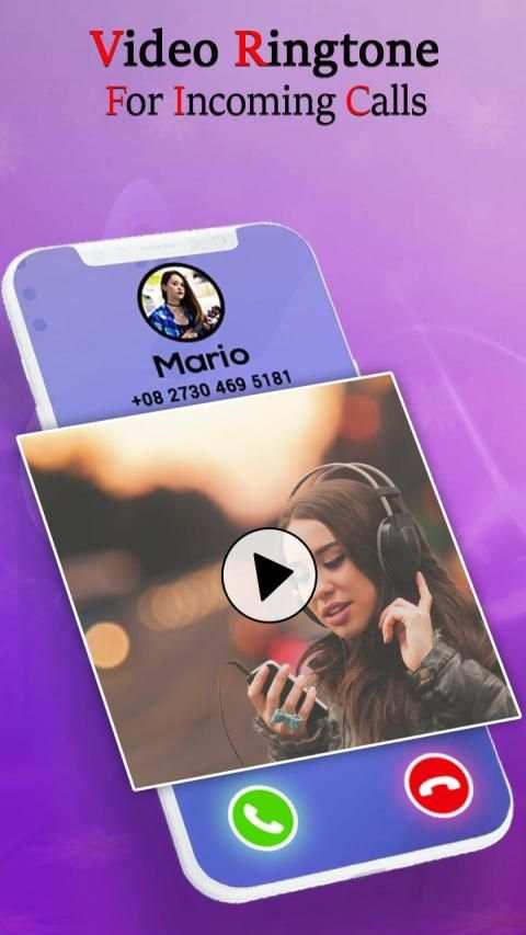 Video Ringtone For Incoming Call स्क्रीनशॉट 4