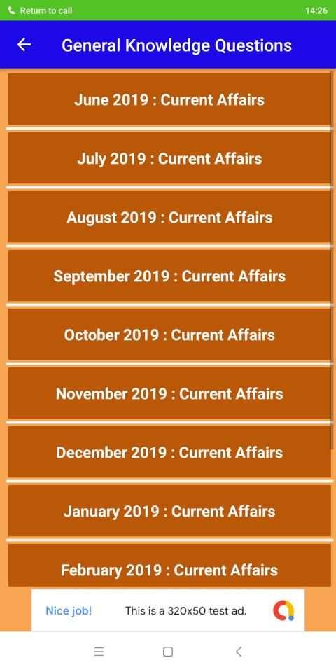 Next Exam Current Affairs & G. K. screenshot 1