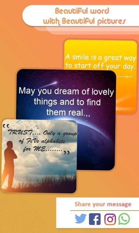 Pictures Quotes and Status Maker - Quotes Creator screenshot 4
