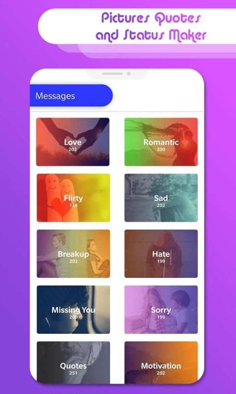 Pictures Quotes and Status Maker - Quotes Creator screenshot 8