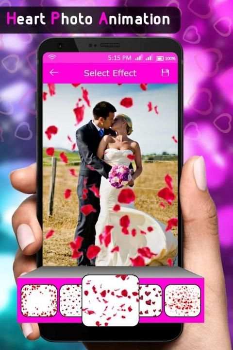 Heart Photo Animation Effect : Photo Effect स्क्रीनशॉट 2
