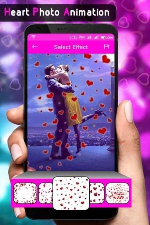 Heart Photo Animation Effect : Photo Effect स्क्रीनशॉट 4