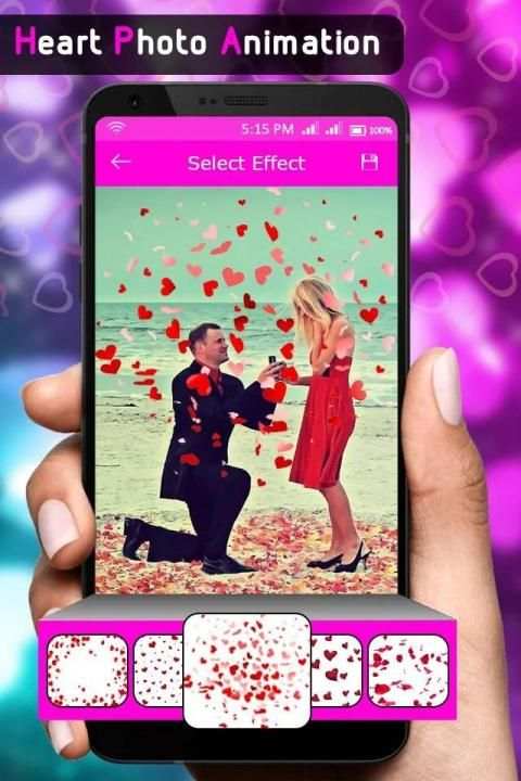 Heart Photo Animation Effect : Photo Effect स्क्रीनशॉट 3