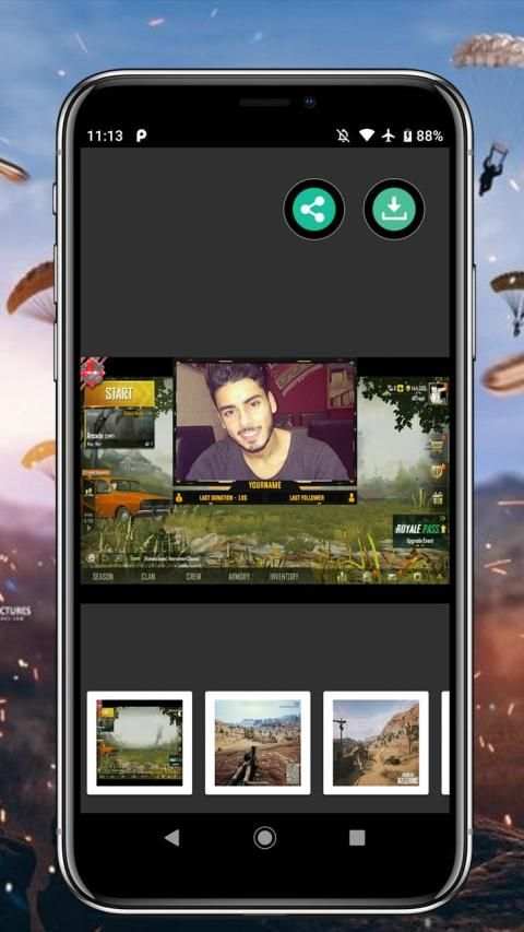 صورتك في بوبجي
‎ screenshot 3