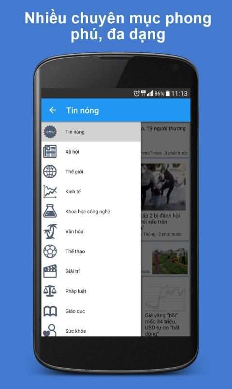 Tin Nhanh - Đọc Báo, Tin Tức 24h screenshot 1