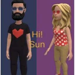 Sun Chat-Stranger chatting (Sharing-Caring-Loving)