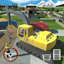Real Drive Simulator - Heavy Excavator Crane Sim иконка