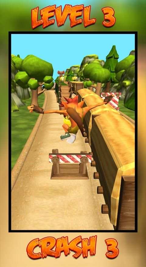 Subway Adventure for Crash! Endless Dash Runner screenshot 1