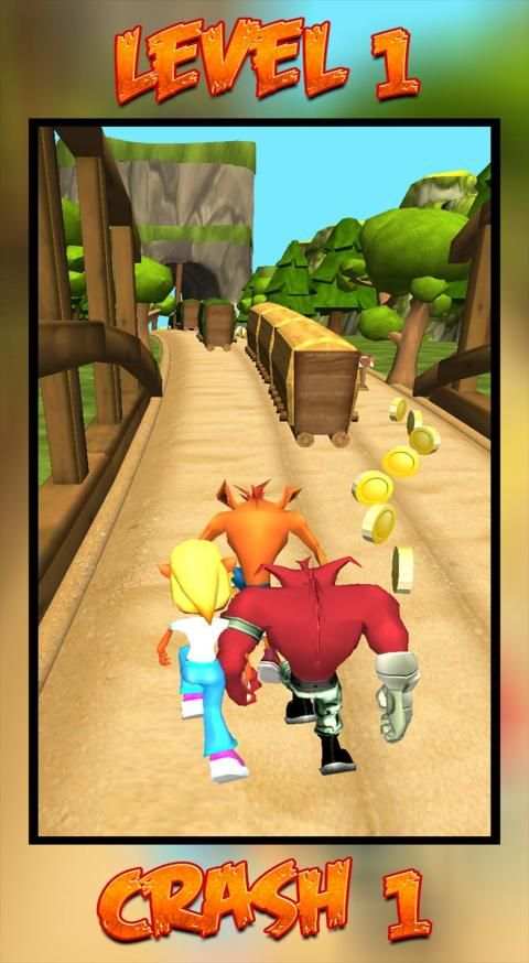 Subway Adventure for Crash! Endless Dash Runner screenshot 3