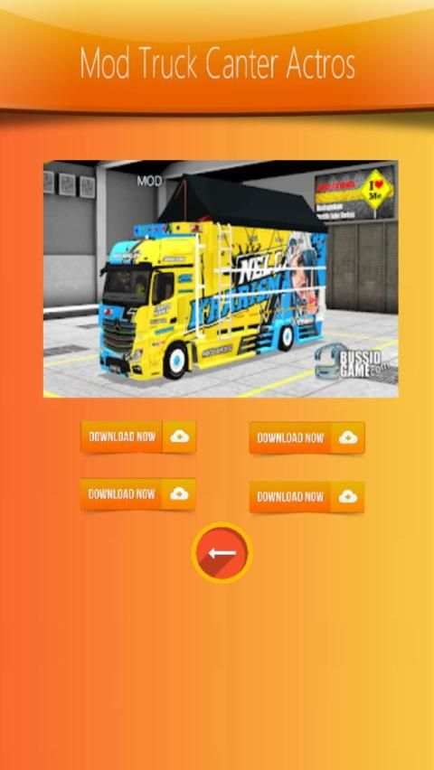 Mod Bussid Truck Canter Simulator screenshot 1
