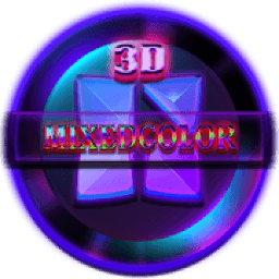 Next Launcher Theme MixedColor أيقونة