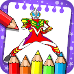 ikon coloring Ultra-Man's Hero