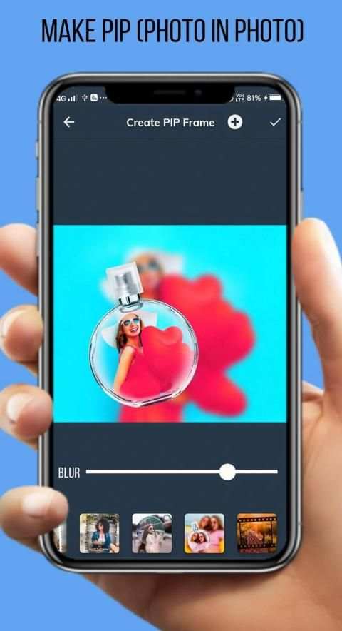 PIP , Blend Me Photo Editor,Text On Pic स्क्रीनशॉट 4