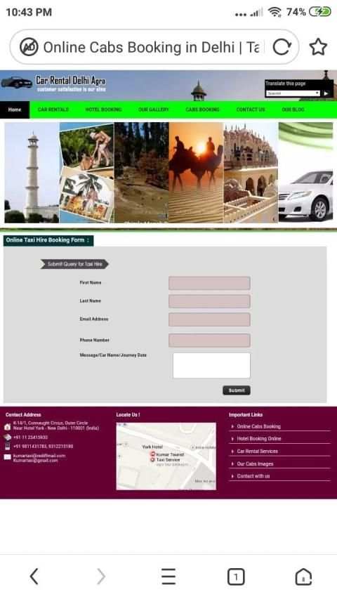 Kumar Tourist Texi Service स्क्रीनशॉट 2