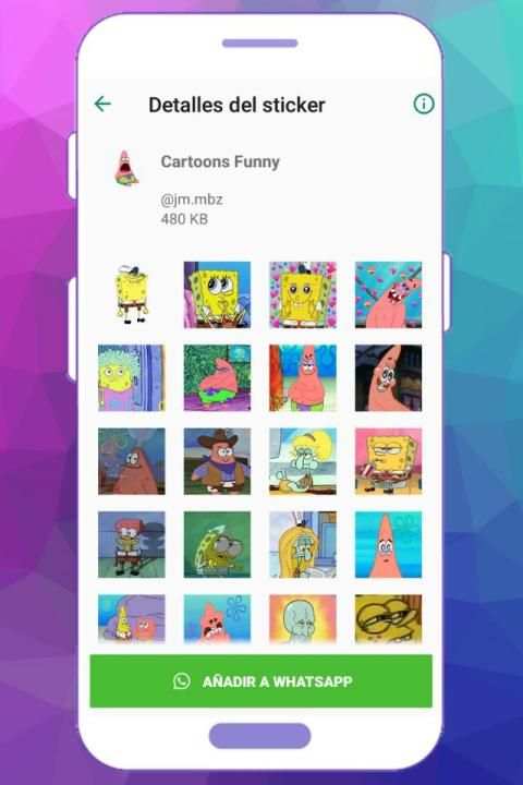 WAStickerApps Cartoons Funny screenshot 8