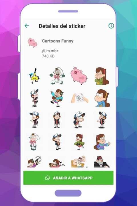 WAStickerApps Cartoons Funny screenshot 4