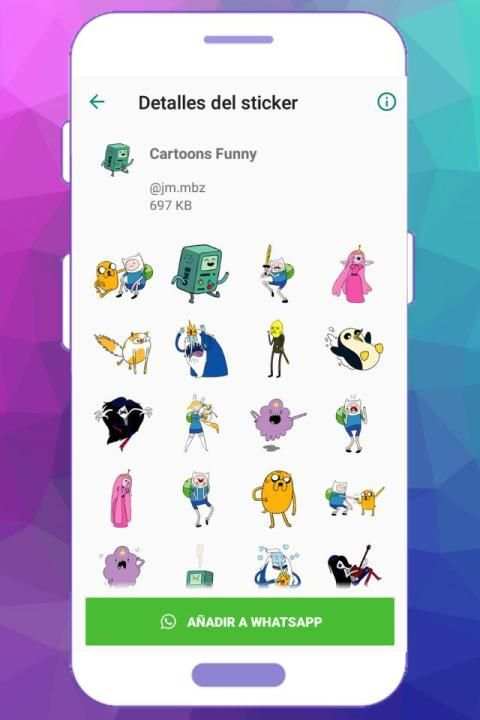 WAStickerApps Cartoons Funny screenshot 3