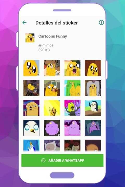 WAStickerApps Cartoons Funny screenshot 2