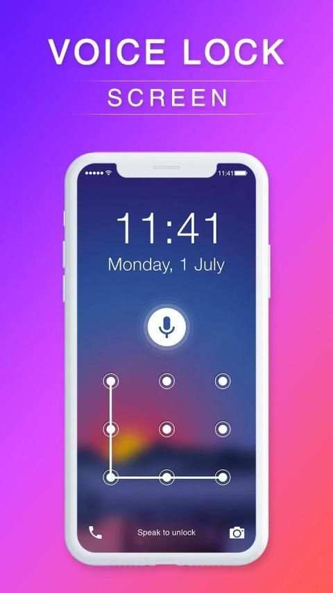 Voice Screen Lock : Screen Lock By Voice screenshot 1