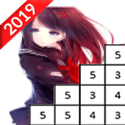 Anime Pixel Art - ColorbyNumber आइकन