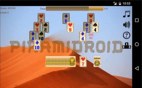 Piramidroid. Pyramid Solitaire. Card game screenshot 5