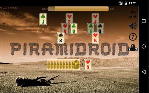 Piramidroid. Pyramid Solitaire. Card game screenshot 6